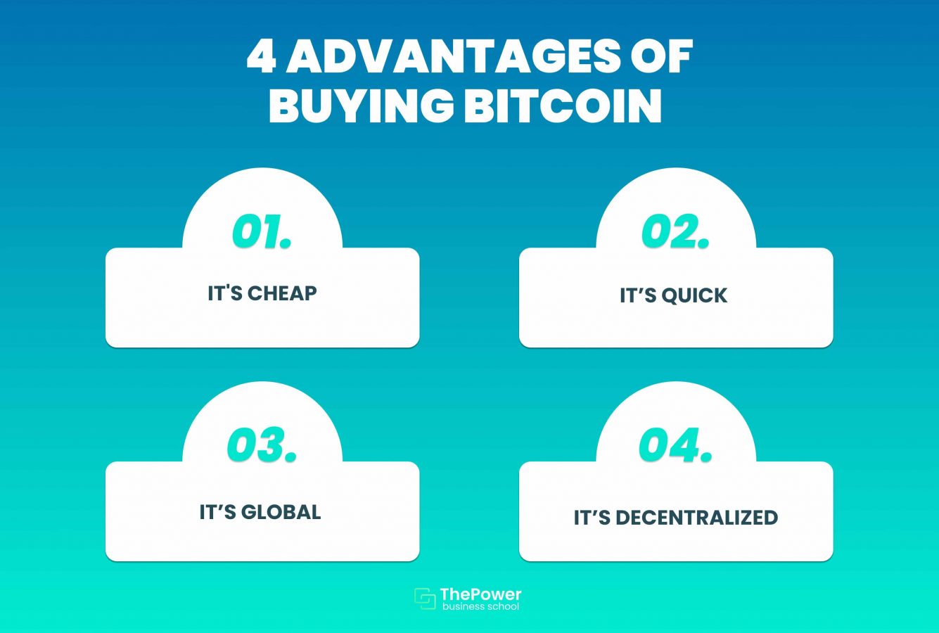 4 advantages of buying bitcoin