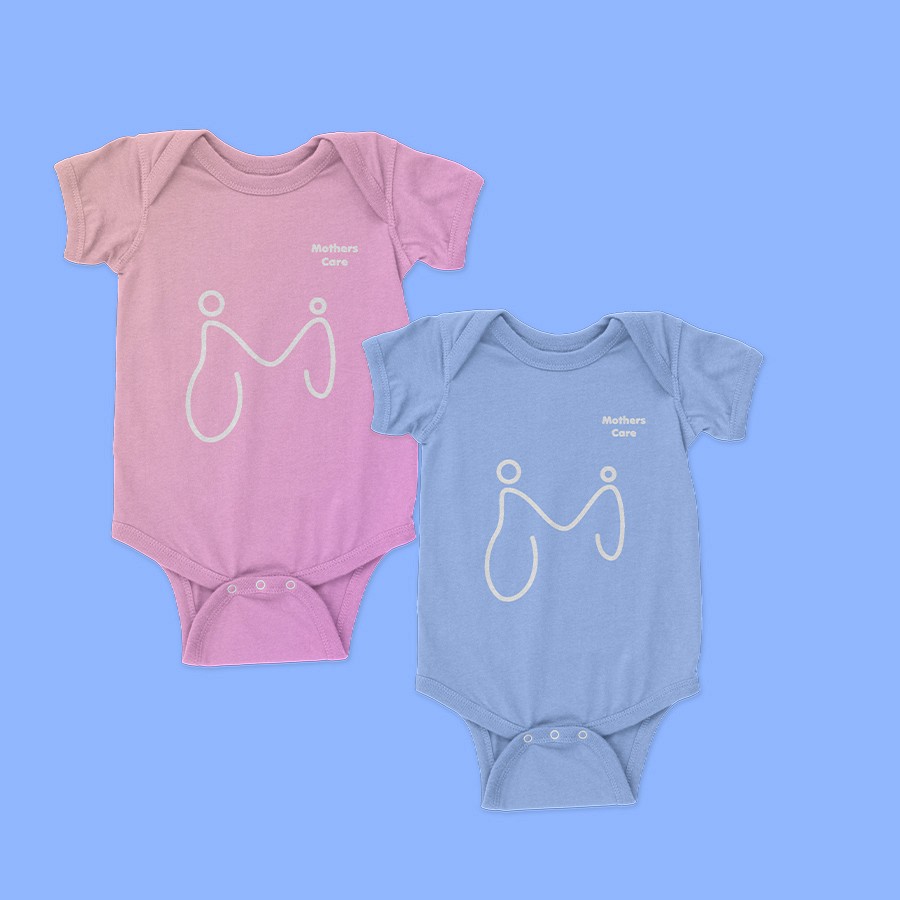 Visual identity design for Mother’s Care, a women’s wellness and maternity brand