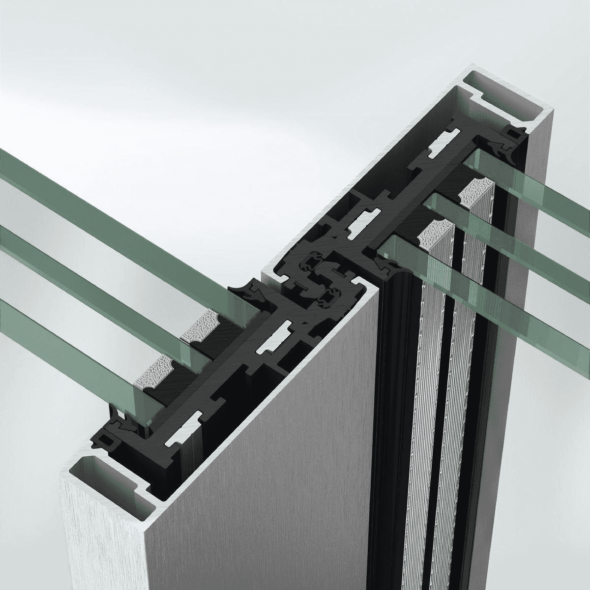 Schüco AS PD 75.HI Design Line Schnittansicht