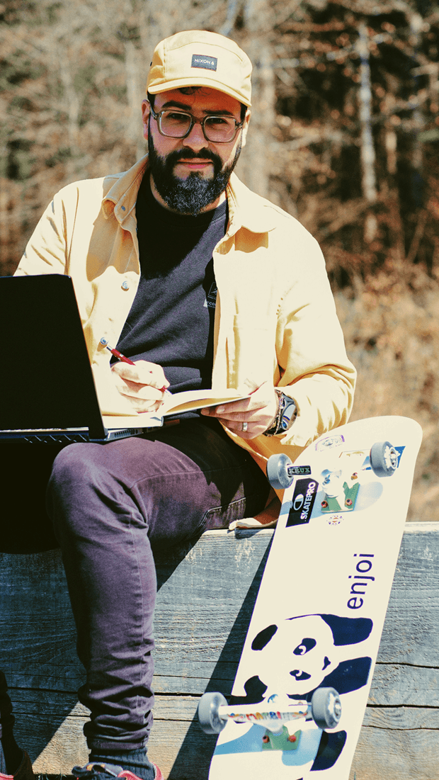 Portrait of portfolio creator