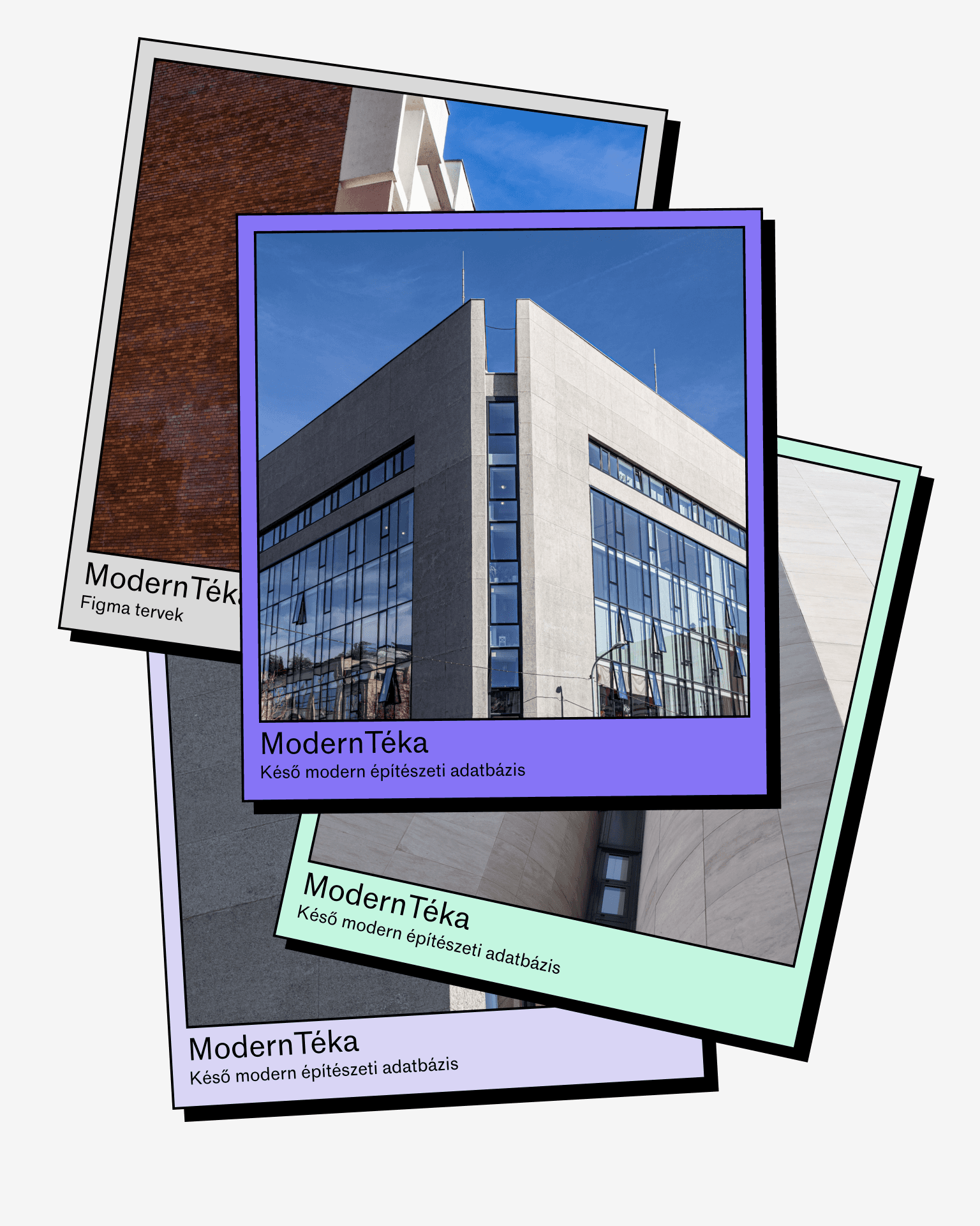 ModernTéka UI design - designed by Marcell Kazsik for Contemporary Architect Center