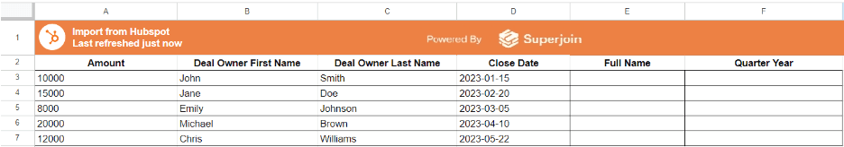 Create two new columns