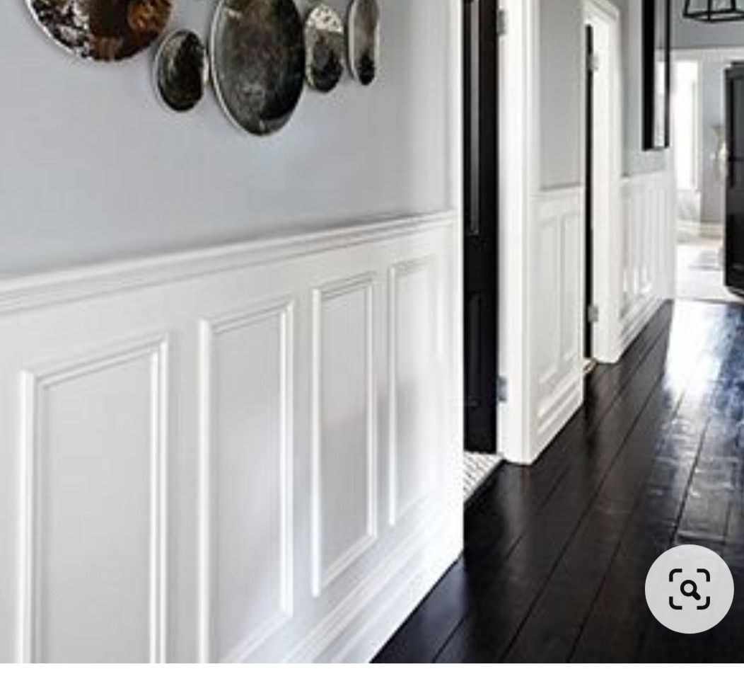 two brown wooden chairs