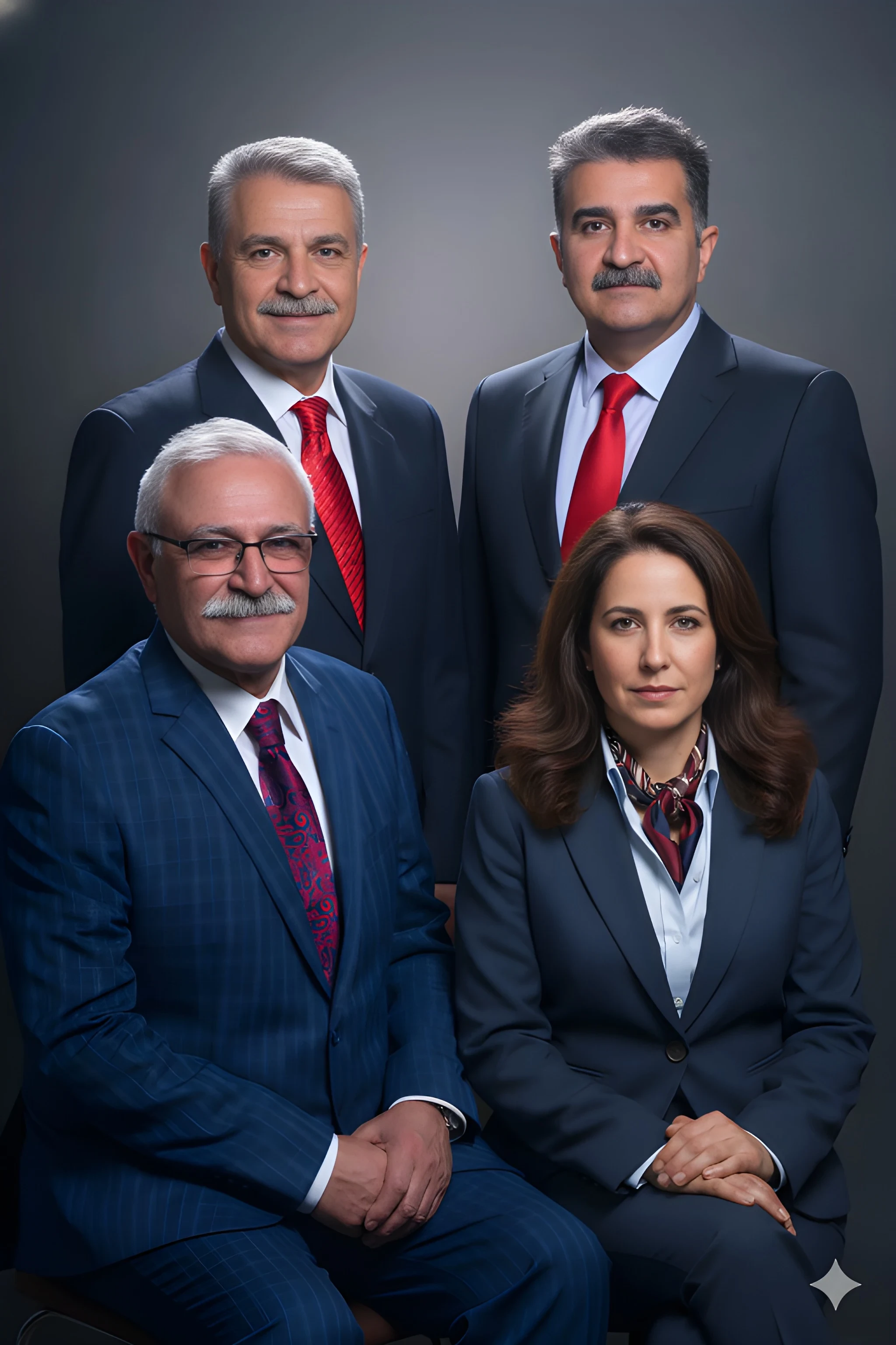 A company group photo