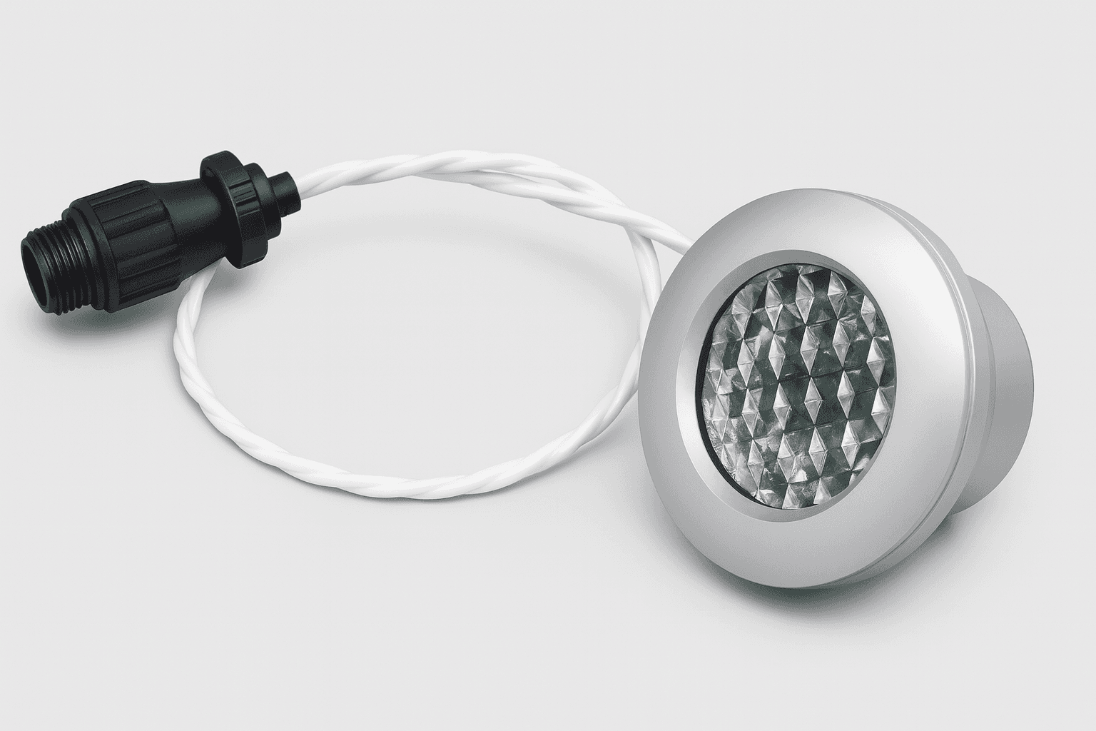 Push to Talk Microphone, front view.