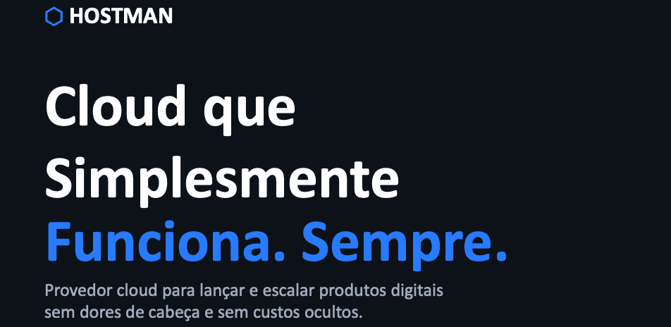Hostman no Brasil