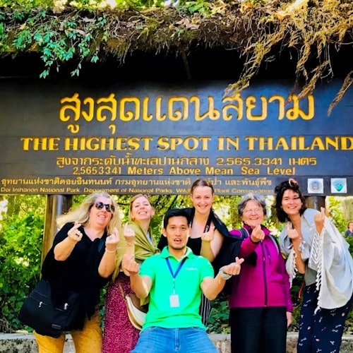 Customers in Doi Inthanon National park