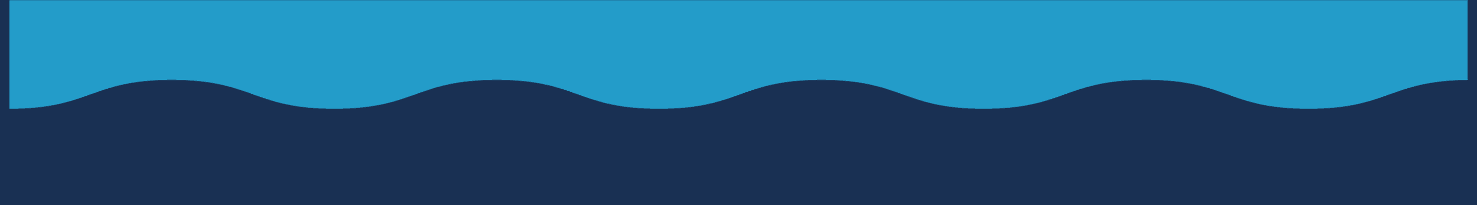 Image of a blue wave shape