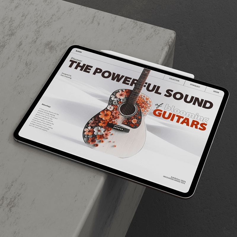 hero section close up wow effect guitar score