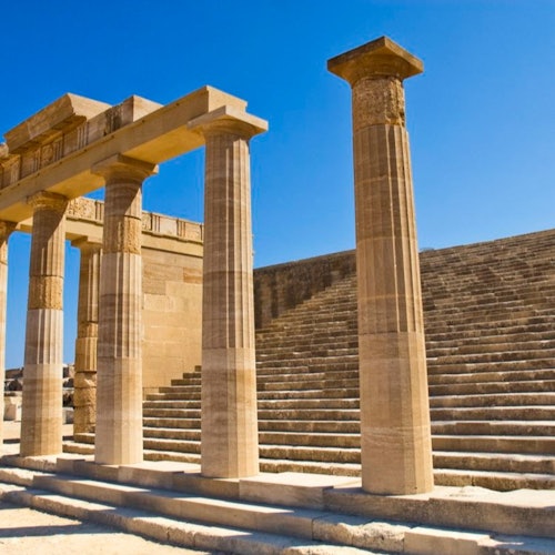 Biglietto d'ingresso per l'Acropoli di Lindos + Biglietti per la Guida Digitale del Patrimonio Ellenico a Lindos