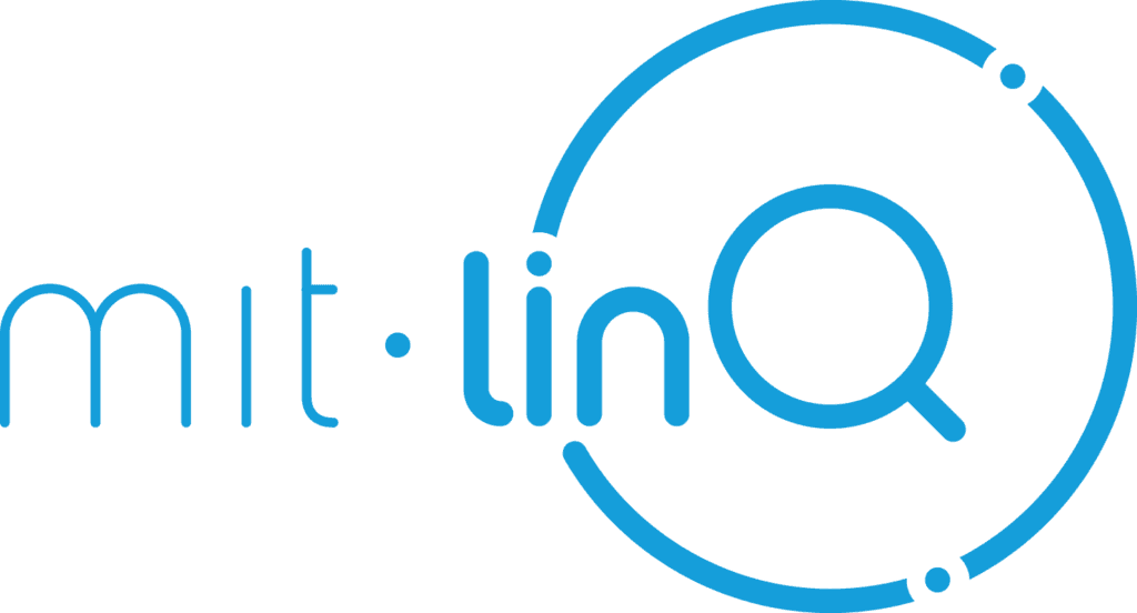 Mit linQ logo.