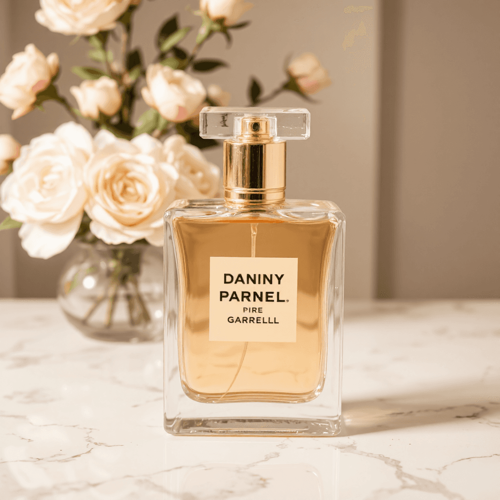 product photography of perfume