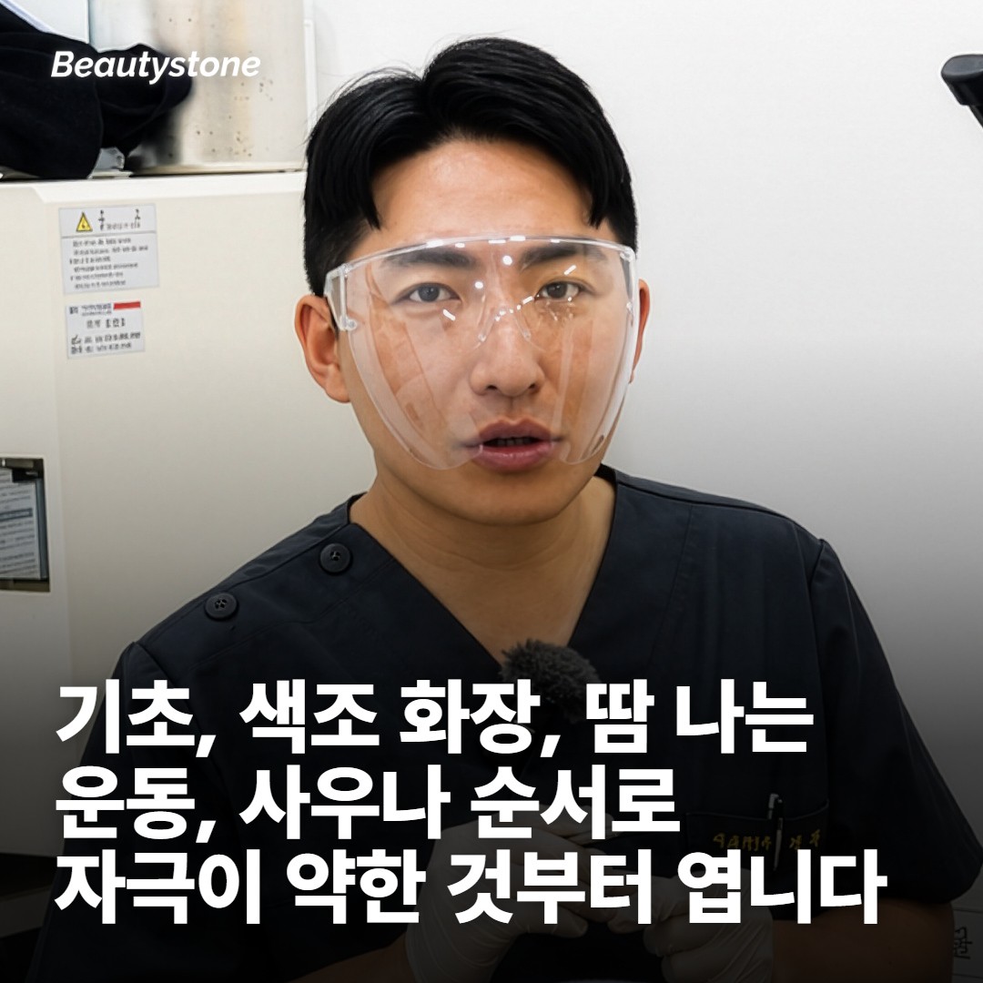 4~7일차, 화장과 운동을 다시 여는 순서가 있어요