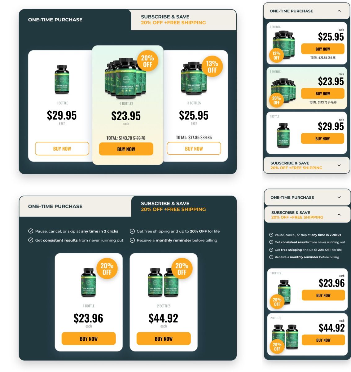 Example work of ui ux design
