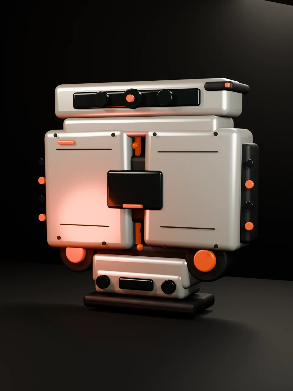 KINETIQU K-01 Physical AI machine behind the vision, core, and motion control layers