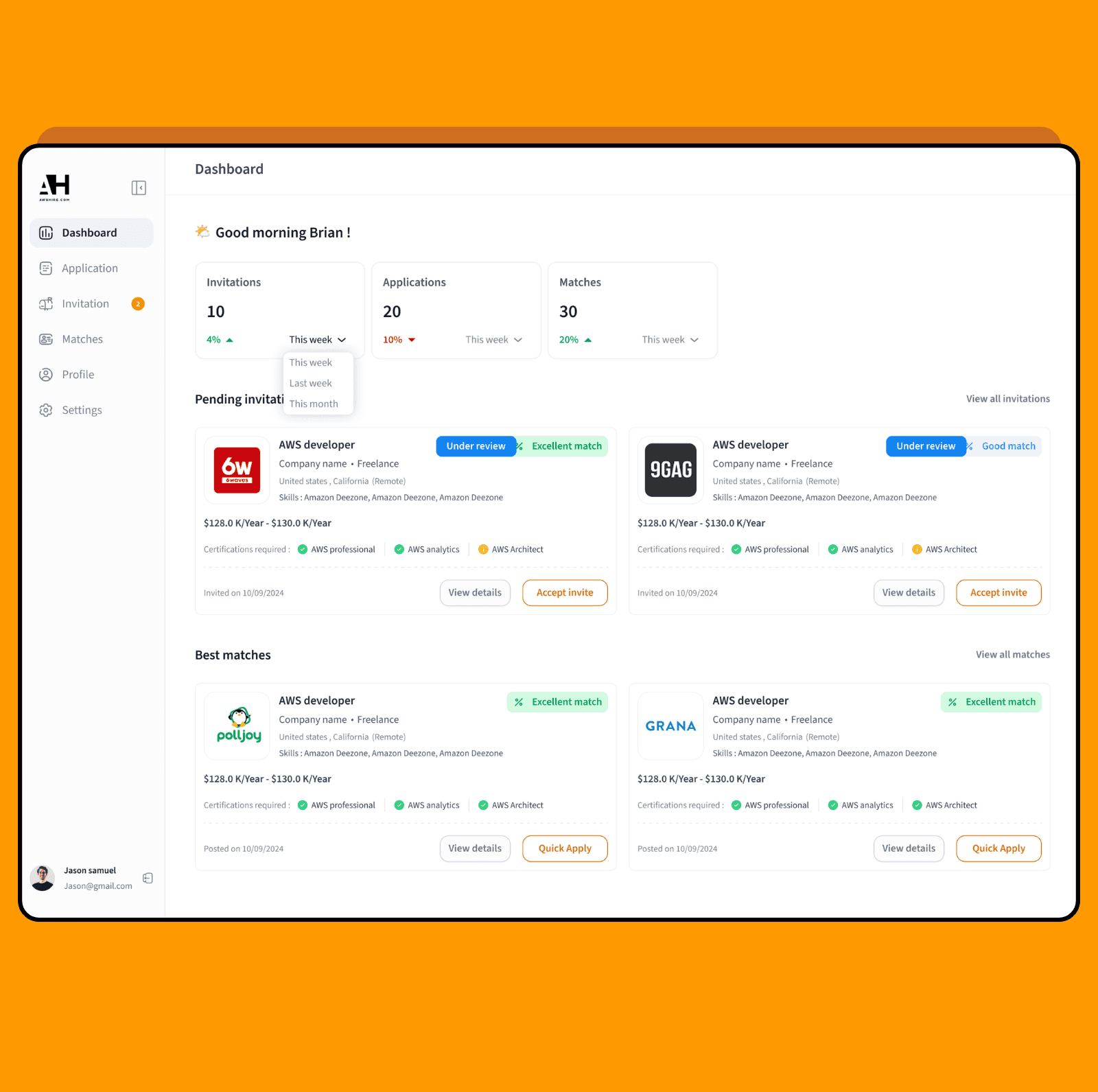 AWS case study screenshot