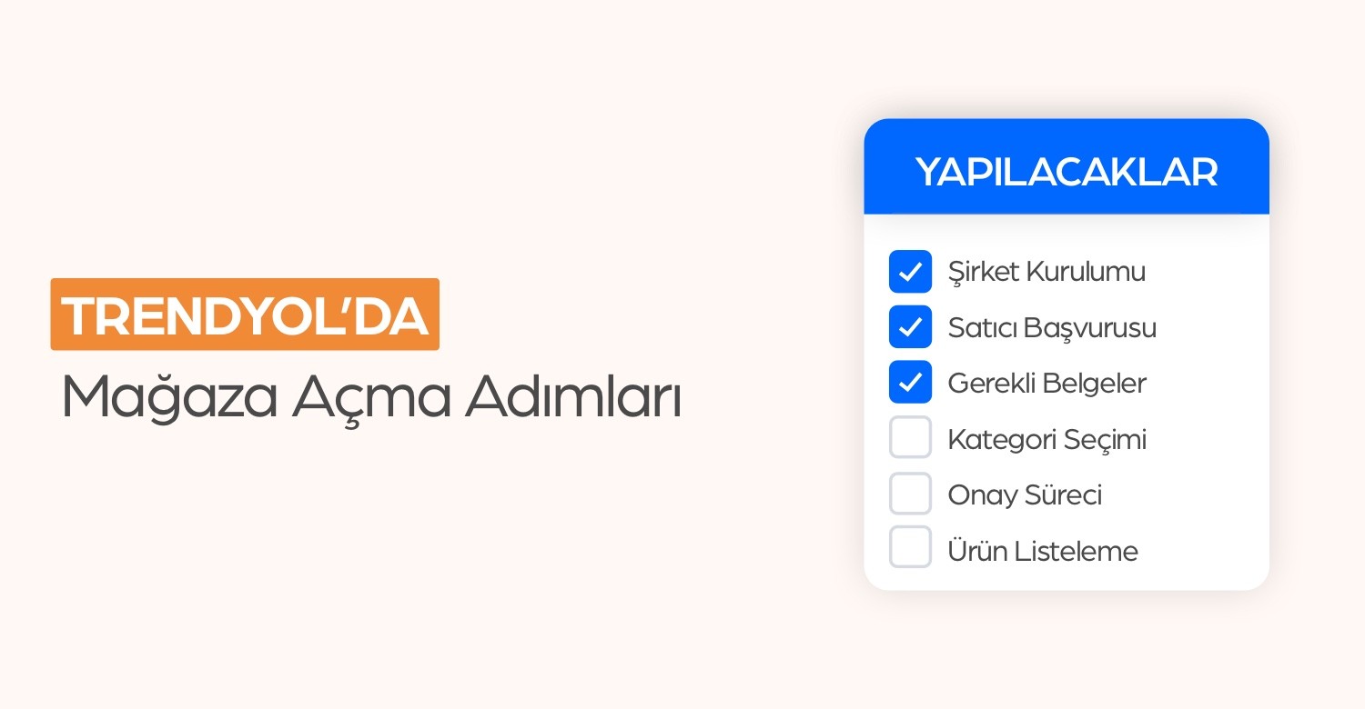 Trendyol’da Mağaza Açma Adımları