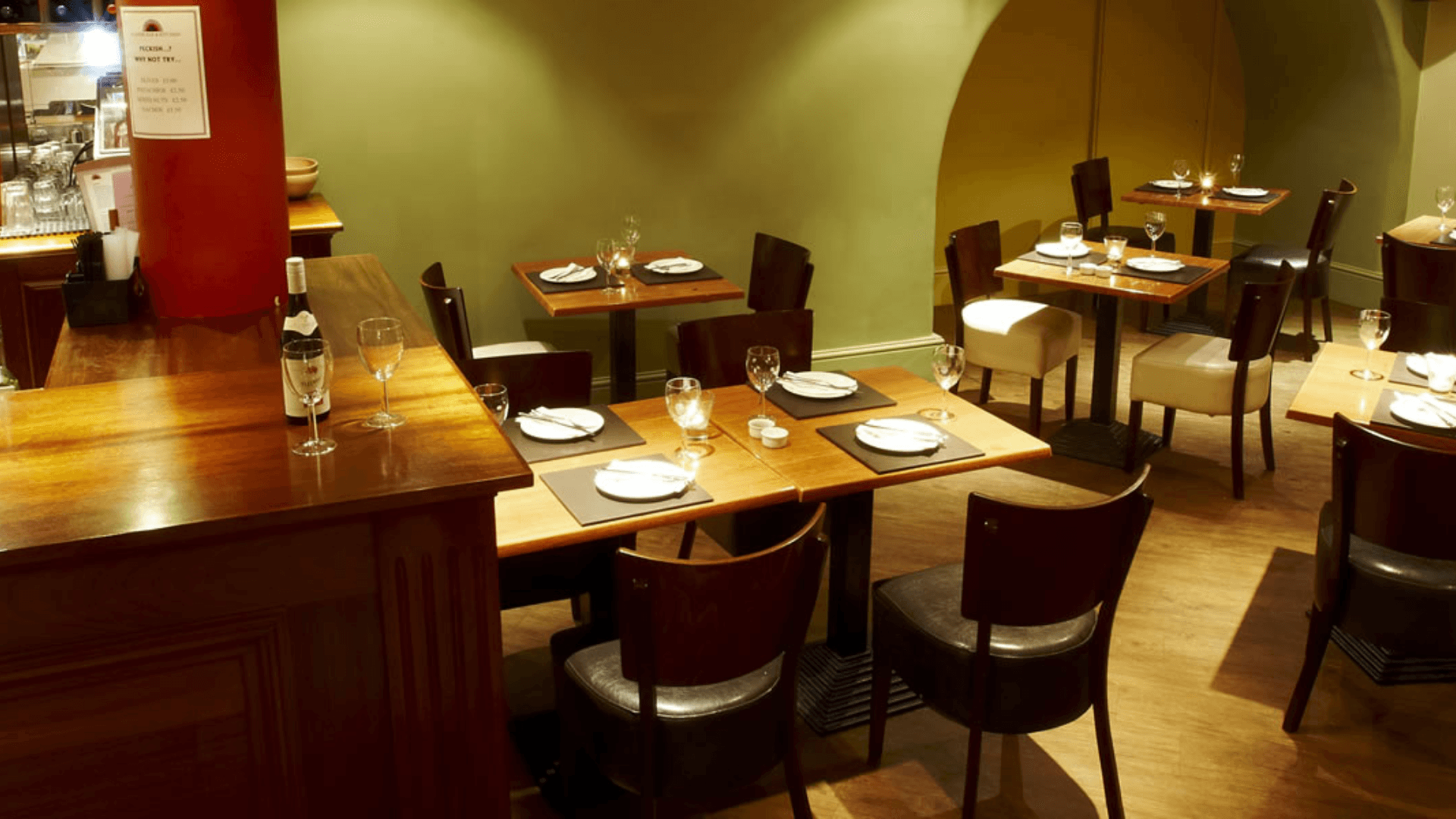 Charing Cross Theatre bar and restaurant