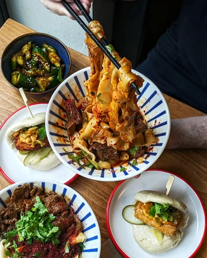 authentic Biang Biang hand-pulled noodles Berlin