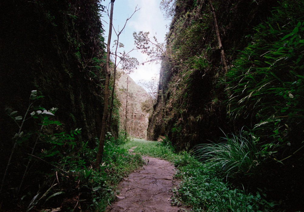 Gorge in Cajas National Park, Ecuador