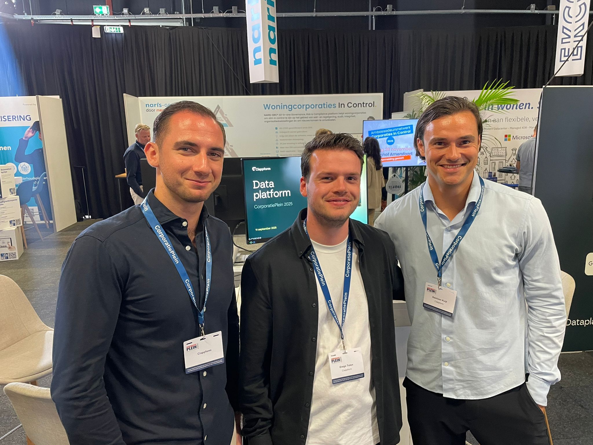 Clappform attending Corporatieplein