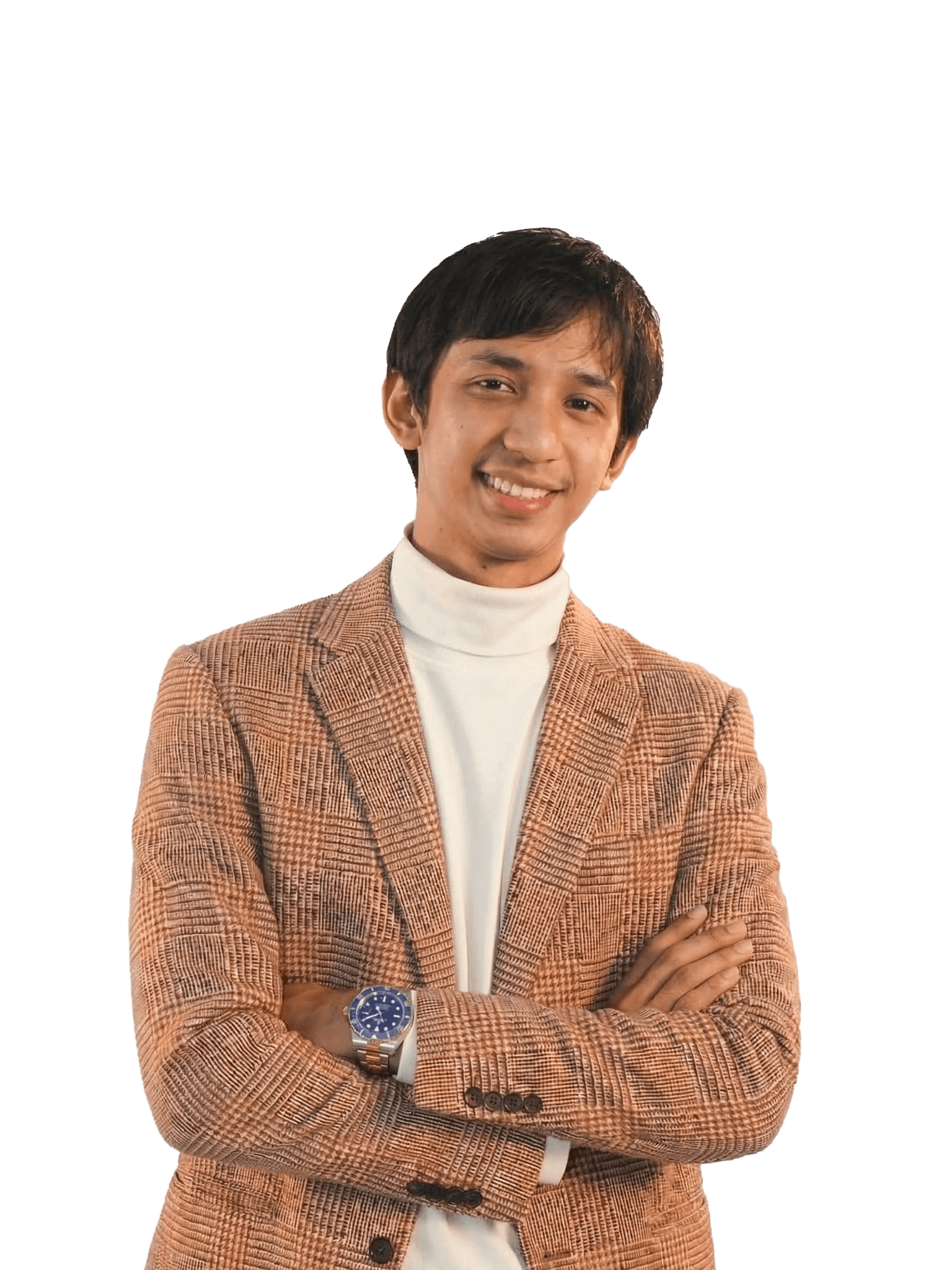 A smilintg girl holding books