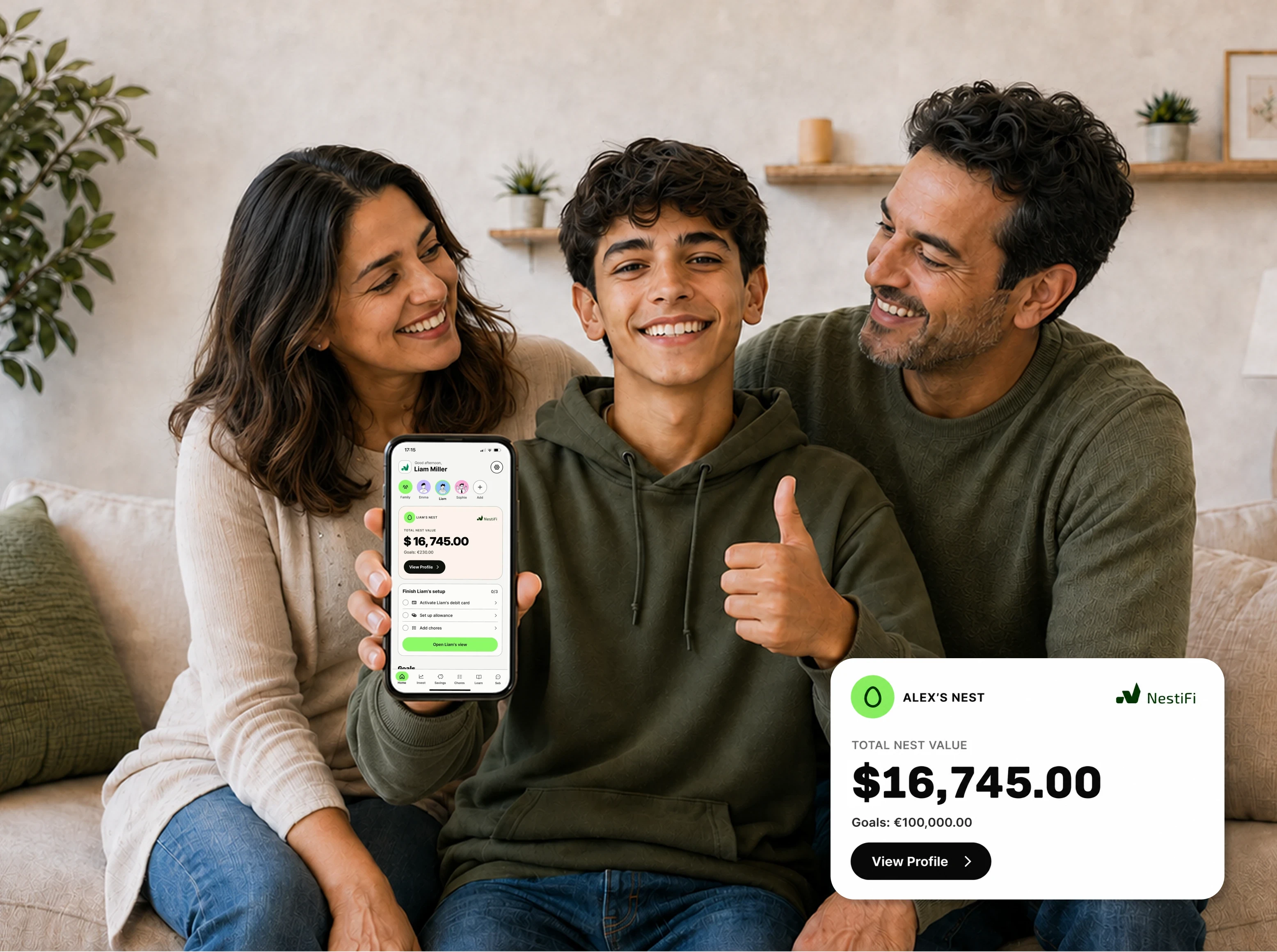 NestiFi family finance experience