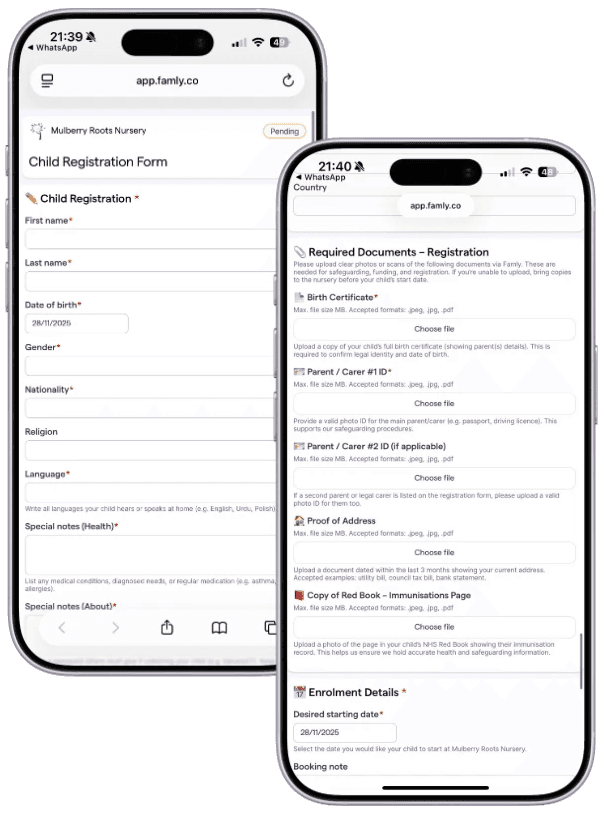 Mulberry Roots Nursery 2025 Prospectus Brochure