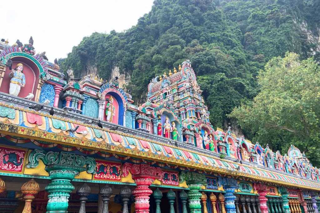 Colourful temples found at Batu Caves
