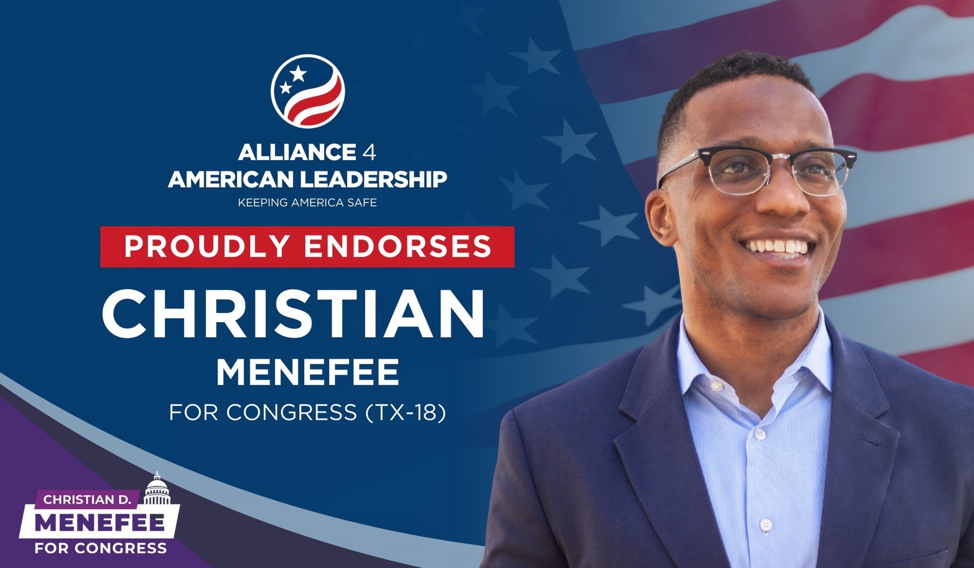 Christian Menefee endorsement, A4AL