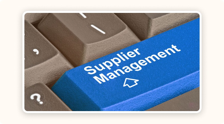 supplier management word