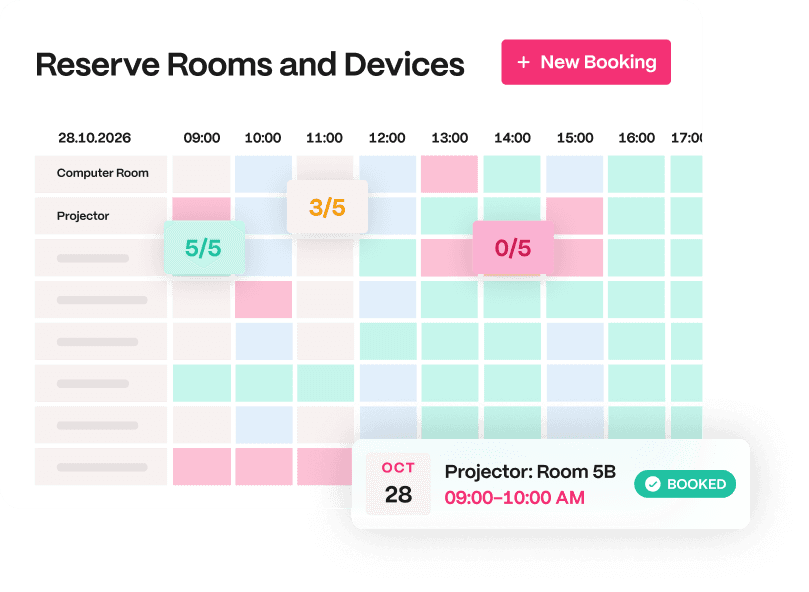 Raum- und Ressourcenplaner