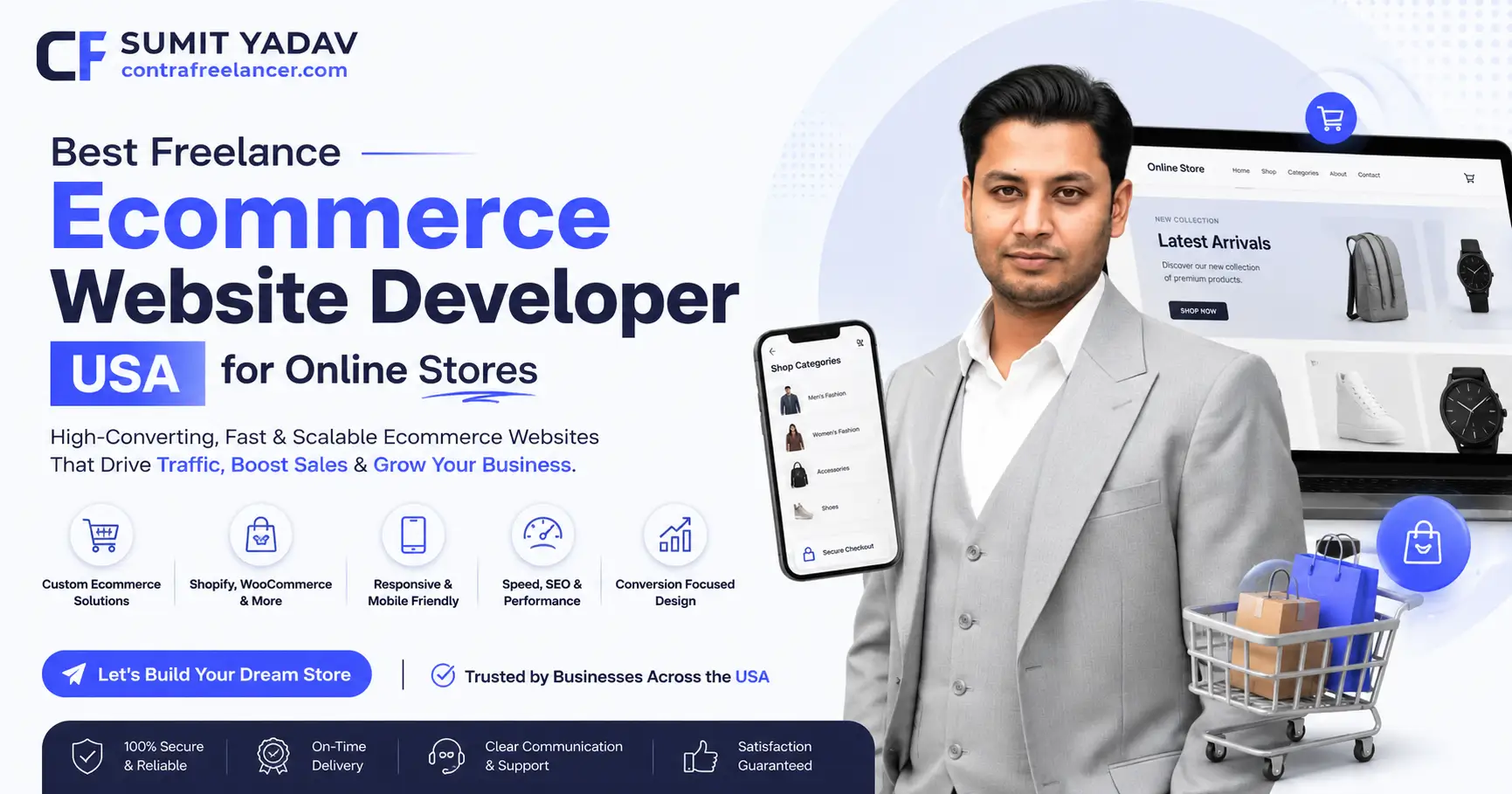 Best Freelance Ecommerce Website Developer USA for Online Stores 2026