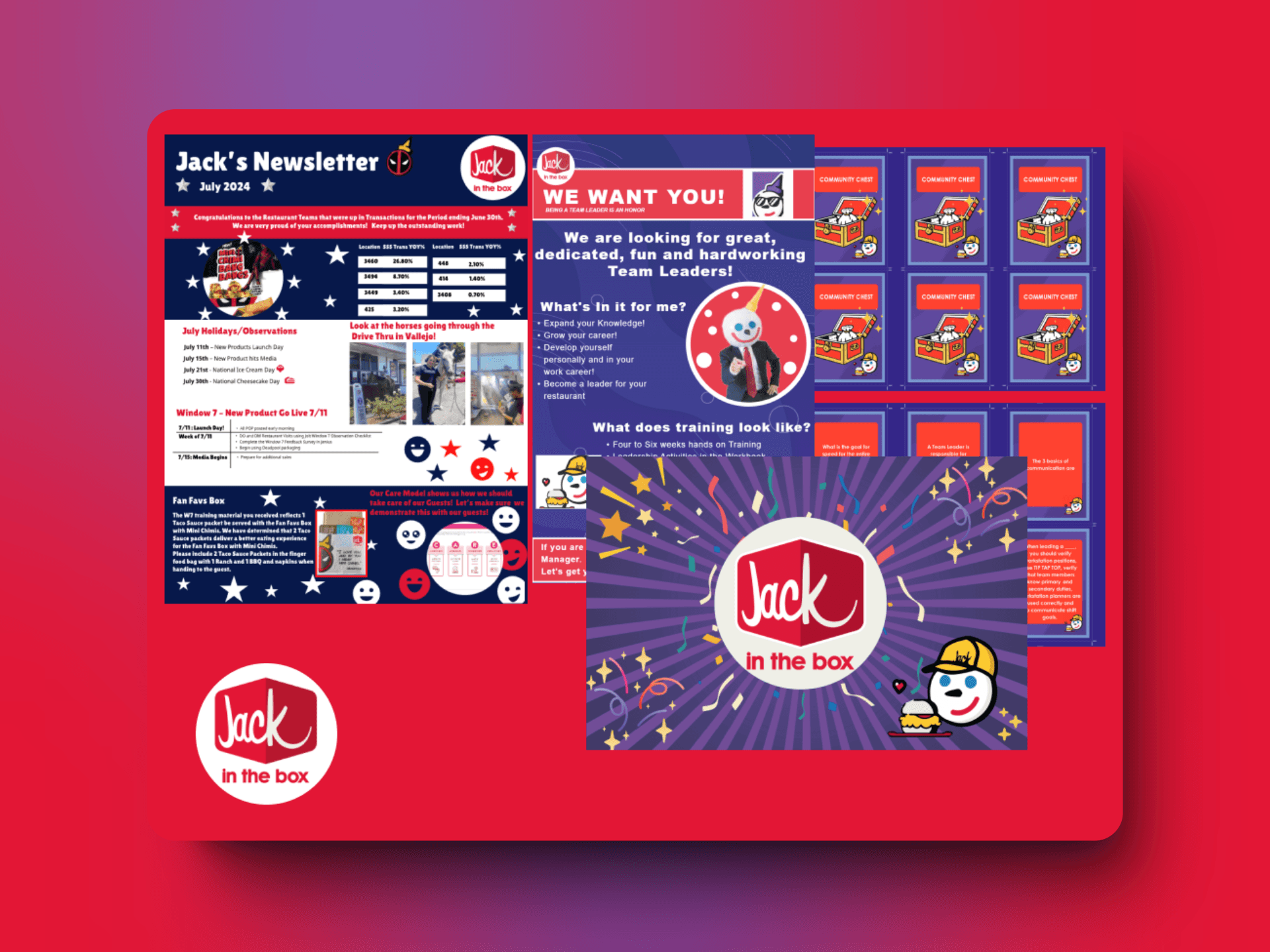 Jack In The Box graphic design portfolio item