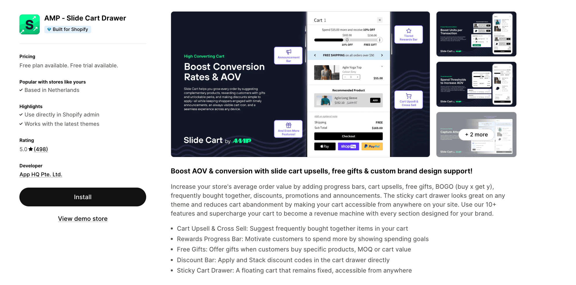 amp slide cart drawer