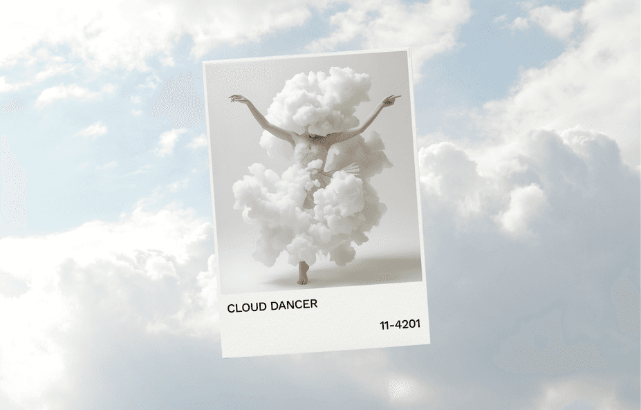 Pantone Farbe des Jahres 2026: Cloud Dancer.