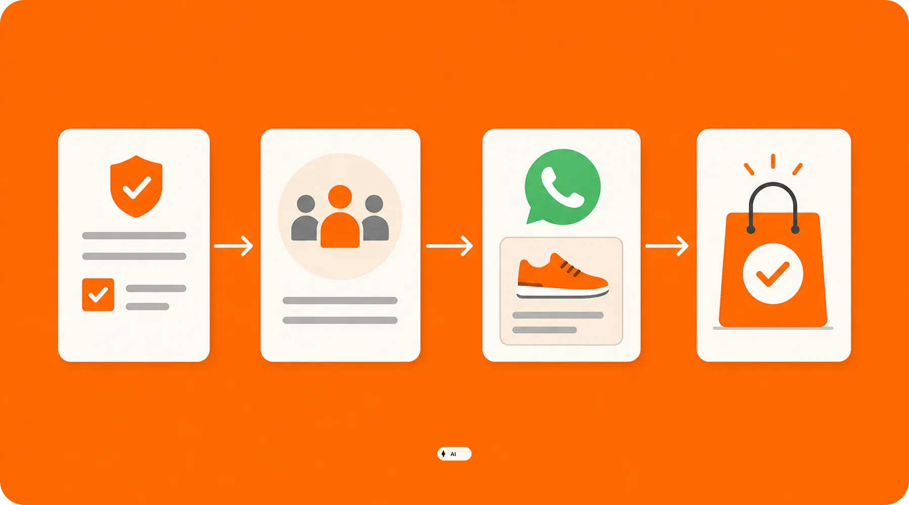 Ablauf vom WhatsApp-Opt-in bis zum Kauf