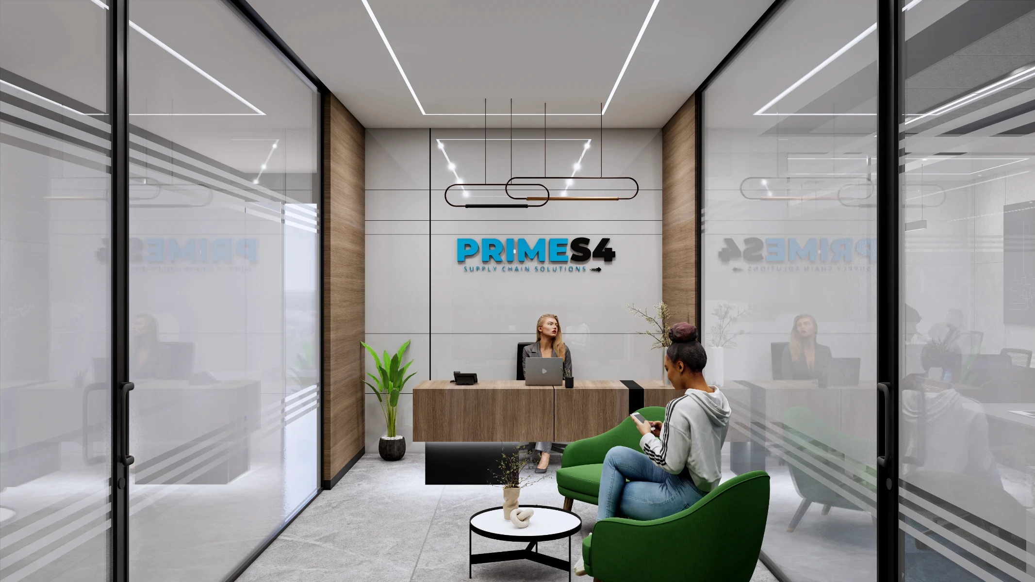 Quality Care hospital office space reception space