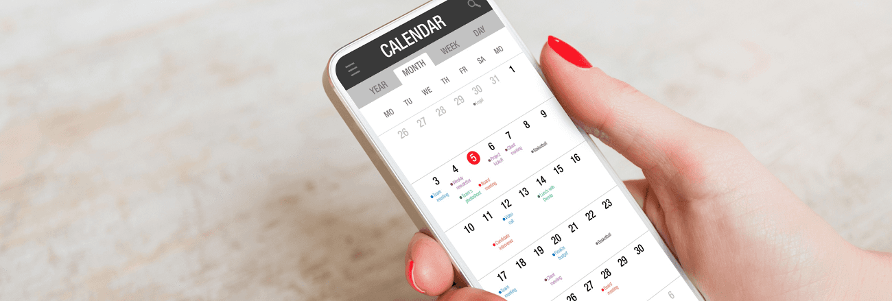 application de networking calendrier