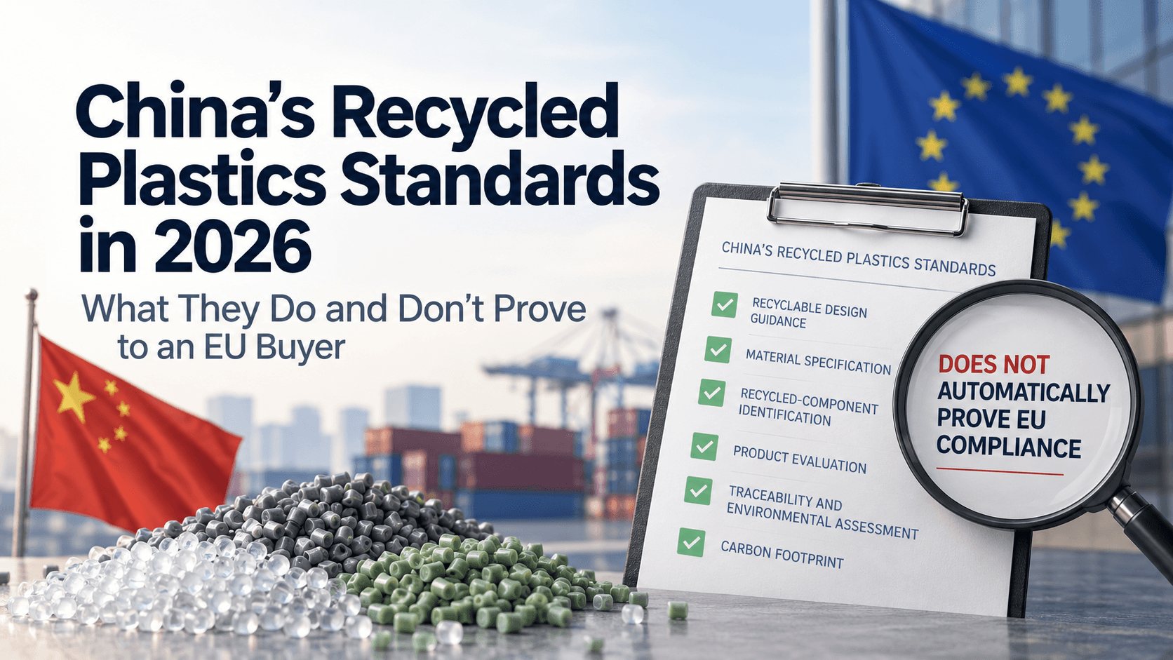 China recycled plastics national standards 2026 — GB/T standards covering recycled PP, PE and mixed polyolefin