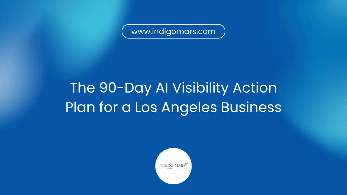 The 90-Day AI Visibility Plan graphic