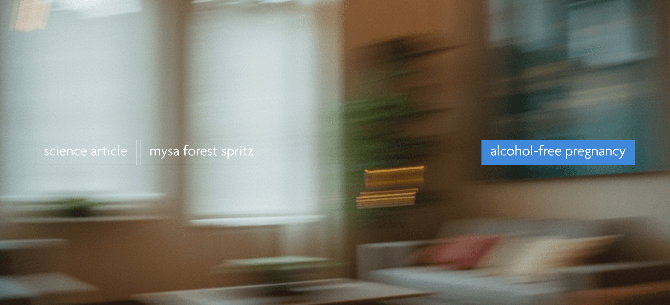 blurred home during pregnancy leave ritual session with mysa