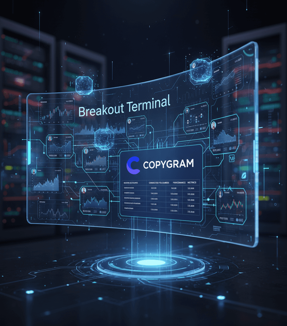 Automated trading with Copygram on Breakout Terminal