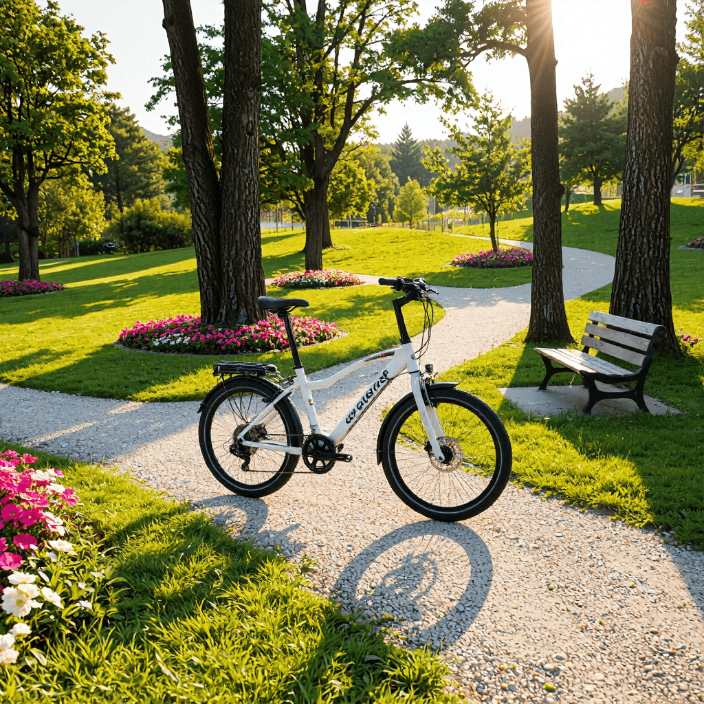 product photography of folding bicycle