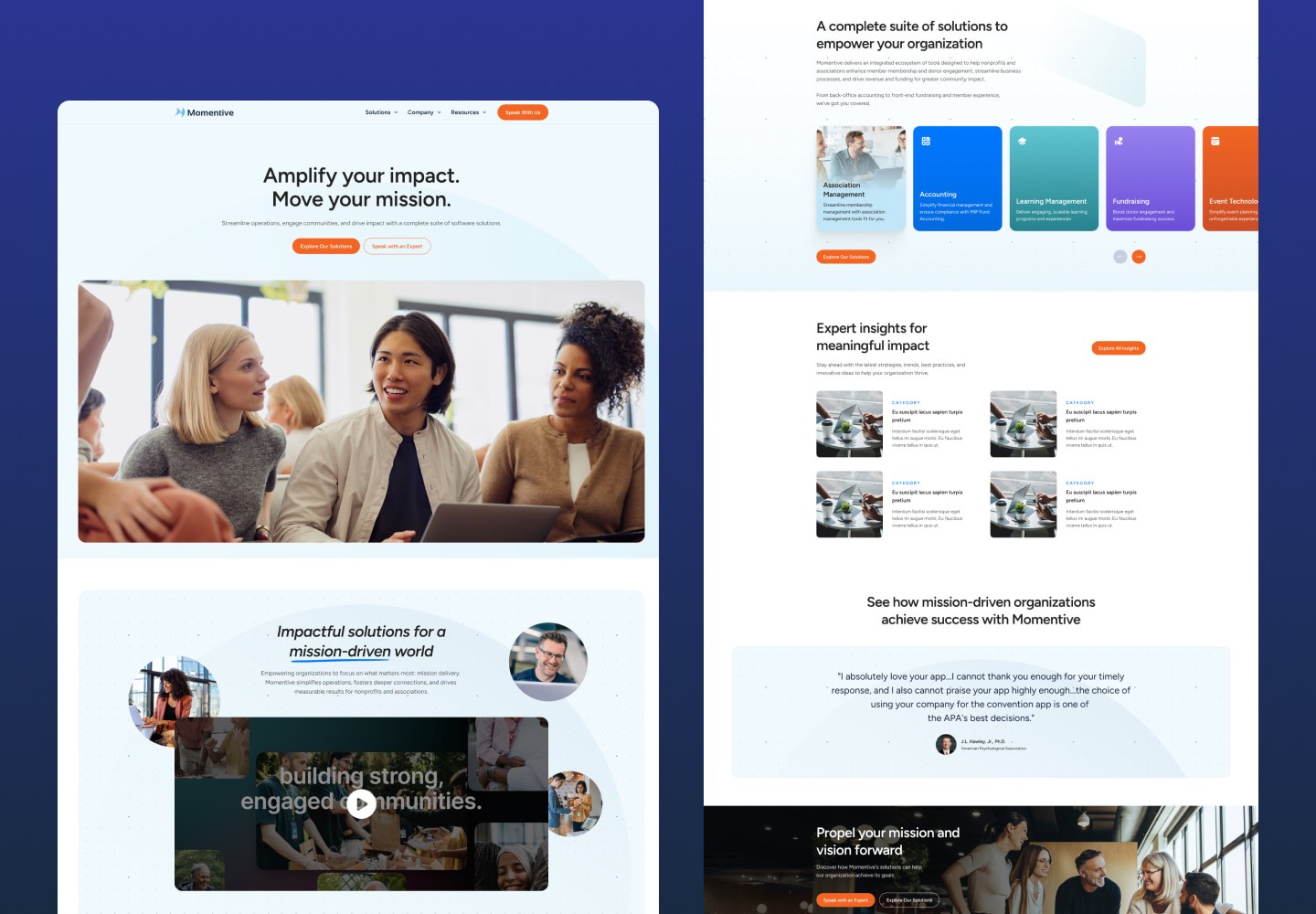 CrossTight website mockup