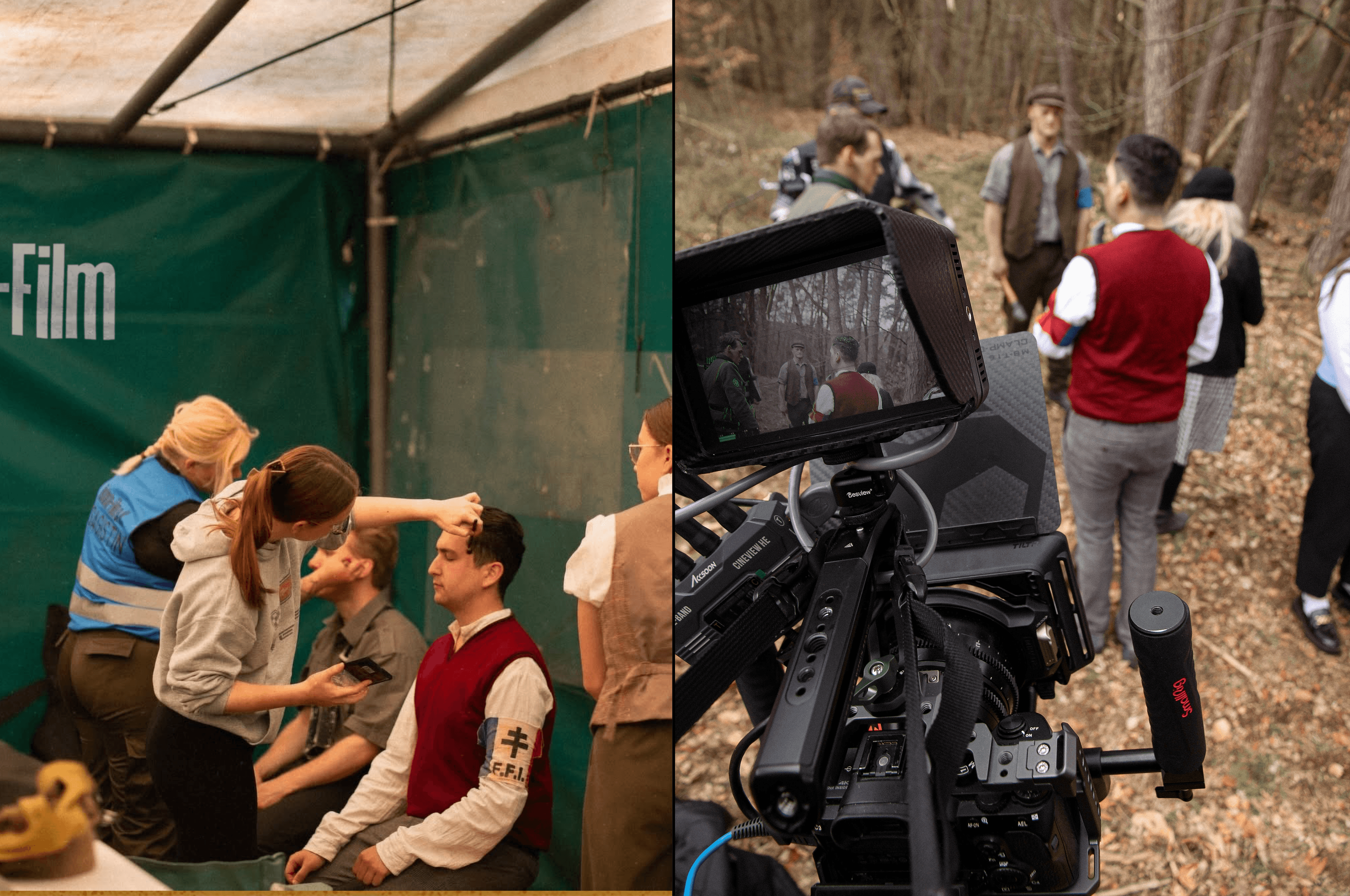 Behind the Scenes Aufnahmen