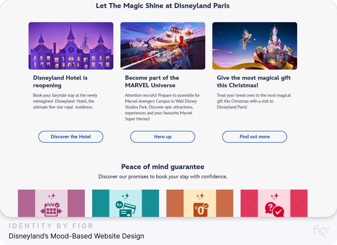 Disneyland’s Mood-Based Website Design