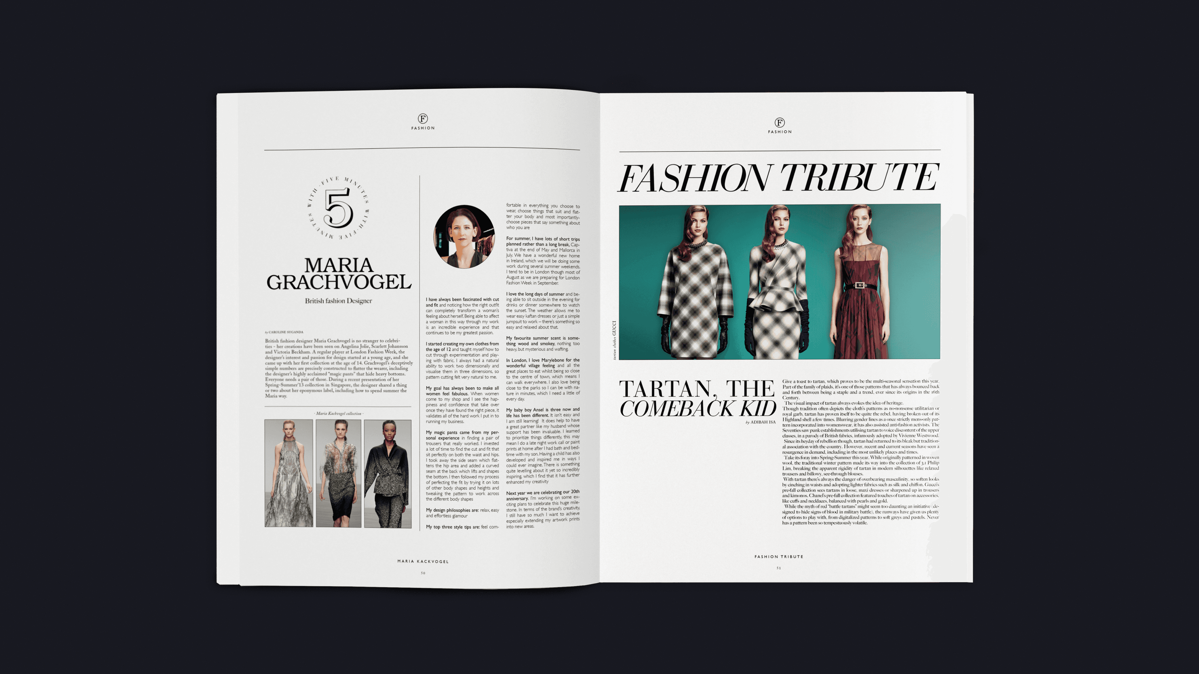 Creative editorial layout for a short feature, showcasing the versatility of the new design system.