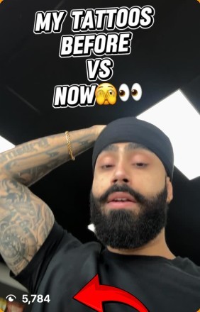 Instagram video before working with POV Marketing, 5,784 views