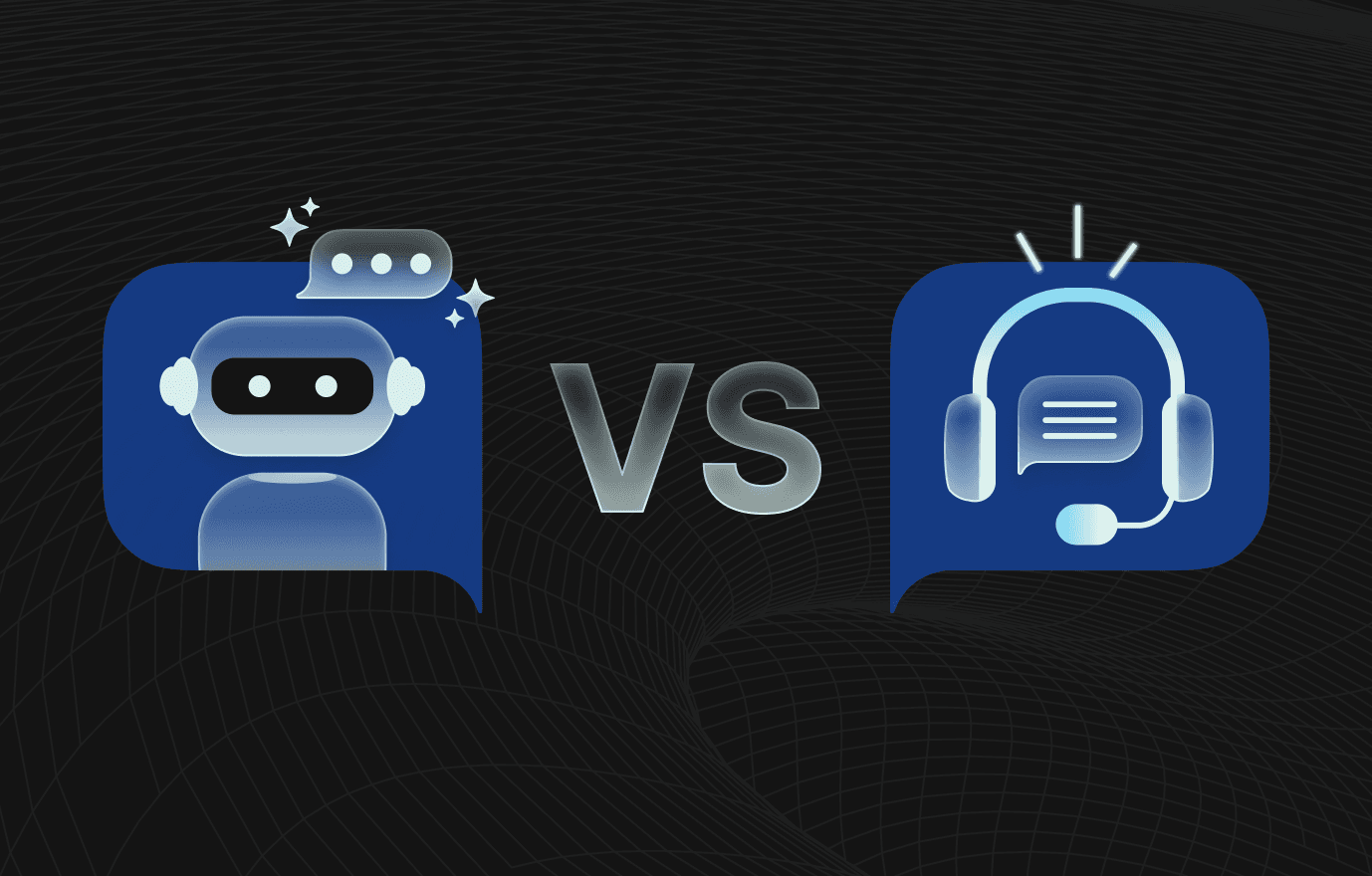 featured image of chatbot vs live chat